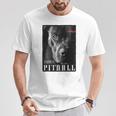 Wild Dog Terrier Bulldog Dog Owner Backprint Pitbull T-Shirt Lustige Geschenke