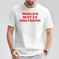 The World's Best Ex Girlfriend T-Shirt Lustige Geschenke