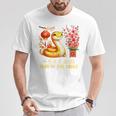 Year Of The Snake 2025 Lunar Chinese New Year Red Red T-Shirt Lustige Geschenke