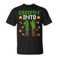 11Th Birthday Gamer Pixel Creepin’ Into 11 Video Game Party T-Shirt
