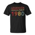 1980 Birthday Man 45Th Decoration 45S 45Th Birthday T-Shirt