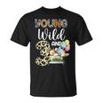 3Rd Birthday Toddler Young Wild Three 3 Year Old Safari Zoo T-Shirt