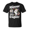 40 Geburtstag Mann Männer Ab 40 Sprüche 40 Geb Deko T-Shirt