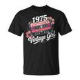 50 Años Intage 1975 Cumpleaños 50 Retro 1975 Camiseta unisex