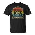 70 Ans Cadeau Homme Les Legendes Sont Nées En Février 1955 T-Shirt