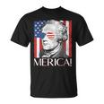 Alexander Hamilton 'Merica Patriot American Flag 4th Of July T-Shirt