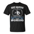 Algunos Abuelos Jugar Bingo Real Grandpas Jugar Boxeo Camiseta unisex