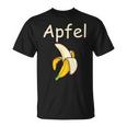 Apfel Banane Scherz Unsinn T-Shirt