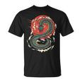 Art Japonais Kanji Dragon Japonais Sun Streetwearintage Rétro T-Shirt
