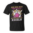 Aus Dem Weg Ihr Lappen Die Queen Will Kegeln Keglerin German T-Shirt