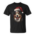 Australian Shepherd Hund Hunde Weihnachten Gassi Hundefan T-Shirt