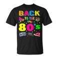 Back To 80'S 1980S Vintage Retro Eighties Costume Party T-Shirt
