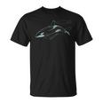 Ballena Orca Cuello Camiseta unisex