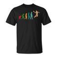 Balonmano Evolución Balonmano Jugador Atlético Deportes Balling Camiseta unisex
