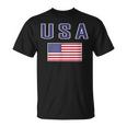 Bandera Americana Cool Patriotic Usa Banderas Hombres Es Camiseta unisex