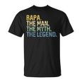 Bapa Man Myth Legend For Dad Papa Father T-Shirt