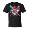 Baseball Drip For Boys Ice Cream Drip Youth Boys Baseball T-Shirt