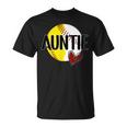 Baseball Softball Auntie Proud Softball Baseball Aunt T-Shirt