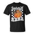 Basketball Mama Coquette Bow Game Day Sports Lover Mom T-Shirt