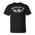 Bergdoktor Lustig Winter Sport Ski Skifahrer Herren Männer T-Shirt