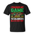 Black History Month Gamer African American Pride Boys Men T-Shirt