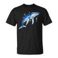 Blue Whale Diver Whale T-Shirt