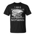 I Am A Bookaholic And I Regret Nothing Book Reading Lover T-Shirt