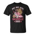 Boots Booze & Besties Nashville 2025 Girls Trip Drinking T-Shirt