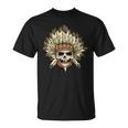 Calavera Infantil Indio Infantil Camiseta unisex