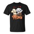 Caniche Cachorros Camiseta unisex