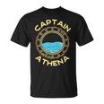 Capitaine Athena Prénom Personnalisé Surnom Personnalisé Drôle T-Shirt