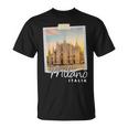 Catedral De Milán Italia Souvenir Duomo Di Milano Italiano Camiseta unisex