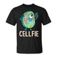 Cell Fie Cellfie Selfie Biology Science Teacher Camiseta unisex