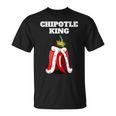 Chipotle King Camisa Para Hombre Chipotle Lover Chipotle Mexicano Sin Mangas Camiseta unisex