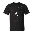 Climbing And Bouldering In The Climbing Hall T-Shirt