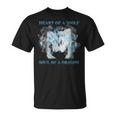 Coeur De Loup Âme D'un Dragon Dragon Cool Loup Guerrier T-Shirt