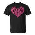 Cœur Tourbillon Rose T-Shirt