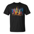 Colorful Forest Trees And Leaves Natur Lover Men Women T-Shirt
