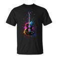 Colorful Guitarist Guitar Music Lover T-Shirt
