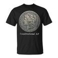 Constitutional AF Morgan Silver Dollar Stacker Tank Top T-Shirt