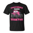 Coole Mädels Driving Tractor Children's Girls' T-Shirt