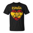 Costume Drapeau Espagnol En Forme De Cœur Pour S Et Enfants T-Shirt