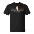 Cuervos Retro Hombres Cuervos Cuervo Negro Pájaro Cuervo Para Hombres Camiseta unisex