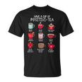 Have A Cup Of Positive Tea Counselor Affirmation Christmas T-Shirt