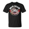 Cute Baby Hippo Moo Deng Bouncy Pig In Thai Hippopotamus T-Shirt