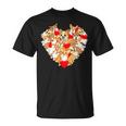 Cute Corgi Valentine Day Tee Heart Dog Lovers T-Shirt