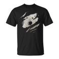 Cute Polar Bear Face Animal Rider Polar Bear Ripped T-Shirt