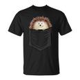 Casual Cute Spiky Hedgehog In Your Pocket T-Shirt