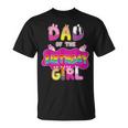 Dad Of The Birthday Girl Family Pig Party Decorations T-Shirt