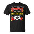 Dad And Mom Daddy Of The Birthday Boy Family Party Decor T-Shirt